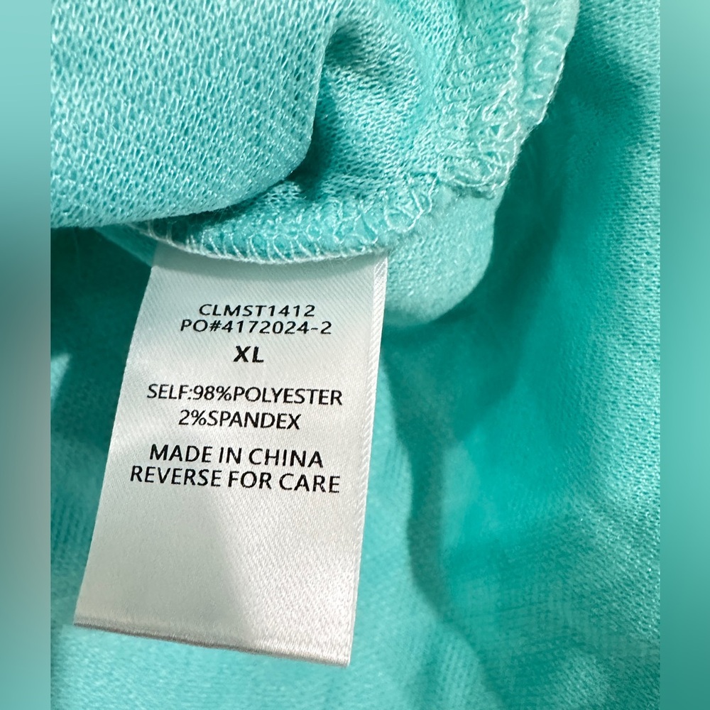 NEW never worn Lovely melody SZ XL Turquoise Quilted Women's Hoodie pant set - Picture 9 of 16